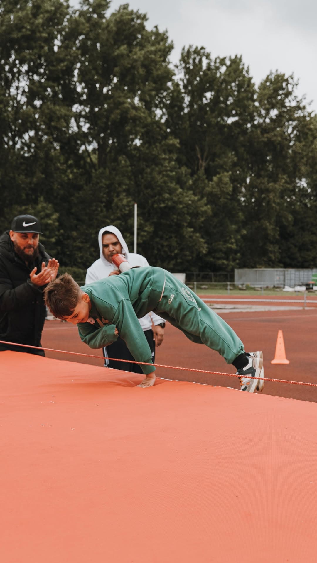 Verspringen op de Eid Adha Sportdag